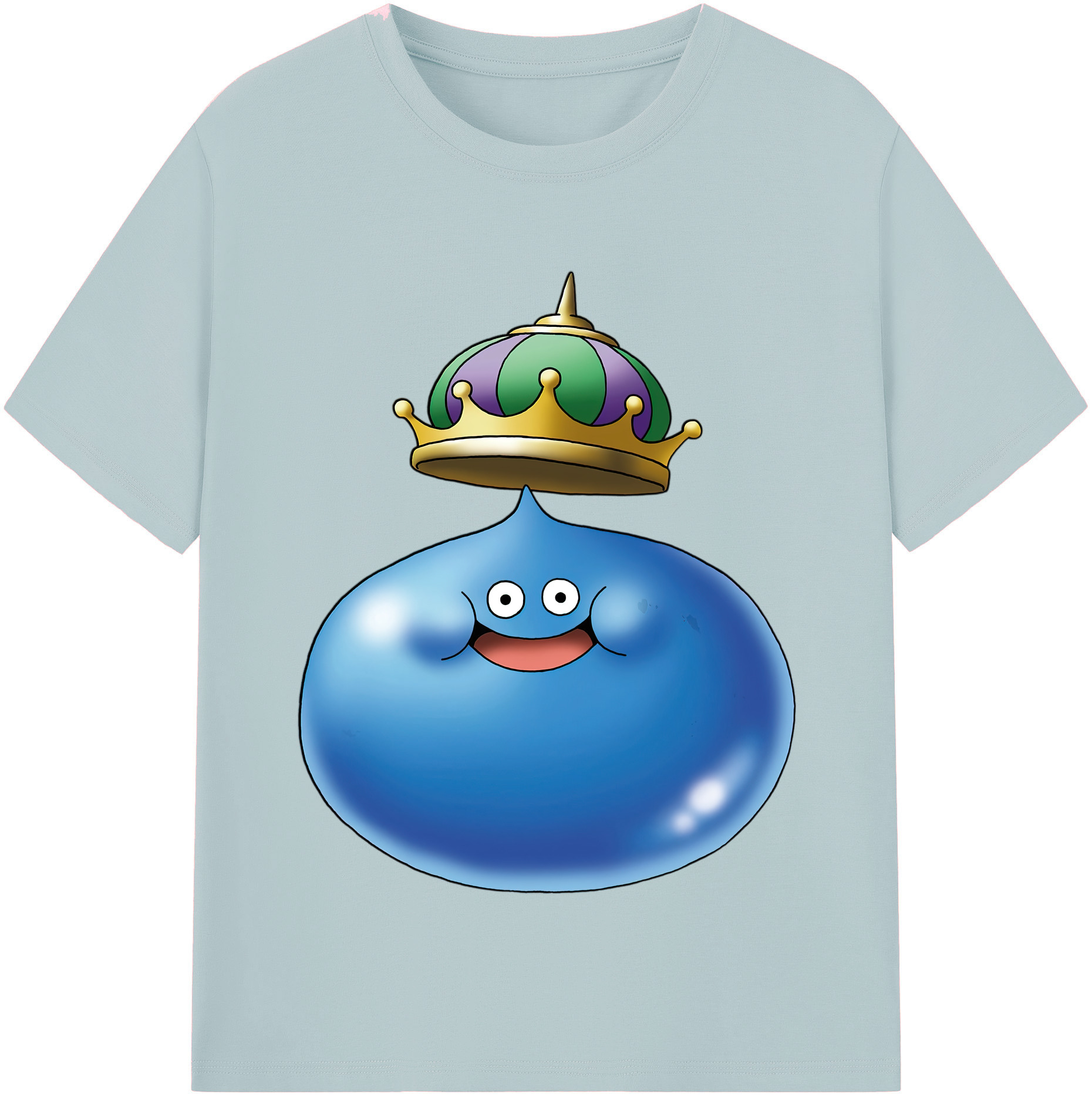 （画像用） ドラゴンクエスト Doragon Kuesuto Dragon Quest 綿100％半袖Tシャツ（フロントプリント）